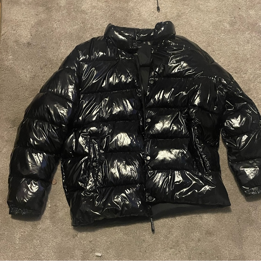 Calvin Klein shiny puffer jacket